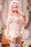 アダルト人形 ピンク髪 中世貴族レディ風コスプレ 75cm グラマラス ミニ Minouva Doll 美由シリコン製
