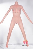 SHEDOLL 芷沅2.0 サロペット姿の清楚系美少女 セックスドール 168cm Dカップ 普乳 シリコン製 アダルトドール 緑髪