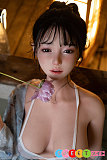 ダッチワイフ シリコン美少女 淫らな表情 団子ヘア 黒髪 157cm Dカップ TOP-CYDOLL Noa ROS口開閉機能