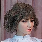 Houyu&rzr doll 人造人 コラボ製品 希純 美形ショートカット秘書 ダッチワイフ 163cm (No.20) Eカップ 人間 フルシリコン製 高級ラブドール