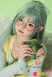 シリコンアダルト人形 かわいい 眼鏡 美少女 Dカップ 168cm 緑髪 SHEDOLL 芷沅