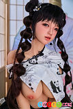 sexdoll ツインテール美少女 Gカップ巨乳 チャイナドレス姿 シリコン製 145cm sanhuidoll 小优