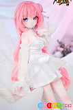 エロ人形 アニメ 無垢な美少女 ピンク髪 85cm美乳 魔族人形 MOZU DOLL 桃香 ソフトビニールヘッド TPEボディ