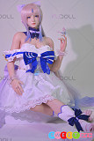 アダルト人形 銀髪 シリコン製 パイズリ 長髪美少女 コスプレ 161cm Eカップ FUDOLL J002丽芙 コスチューム