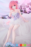 リアルラブドール アニメ ピンク髪 萌え系美少女 85cm魔族人形 MOZU DOLL 桃香 ソフトビニールヘッド TPEボディ