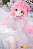 セックスドール ピンク髪の萌え系美少女 85cm美乳 魔族人形 MOZU DOLL 桃香 ソフトビニールヘッド TPEボディ