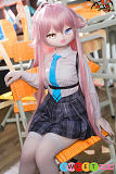 エロ人形 アニメ かわいい美少女 JK制服 オッドアイ ピンク髪 130cm 魔族人形MOZUDOLL 星叶 TPEボディ