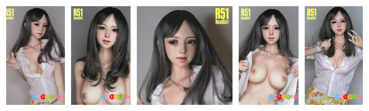 かわいい リアルドール Real Girl 笑顔 R51 軽量ラブドール 148cm Cカップ 普乳 美女