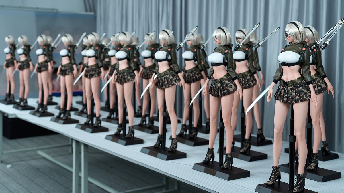 minidoll SGD STUDIO 75cm 2B ミニフィギュア 戦闘少女