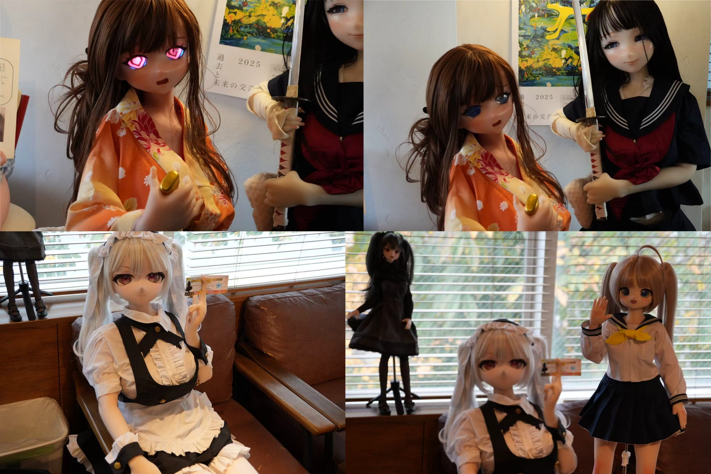 ElsaBabe アニメラブドール AI眼球 AIアイ フィギュア 東京展示会