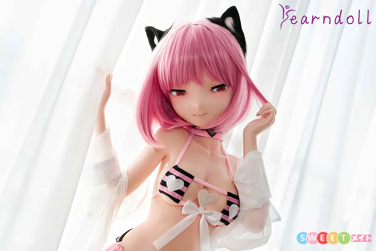 Yearndoll LZ02 アニメドール 黒猫 猫耳 ピンクボブ 二次元美少女 Hero