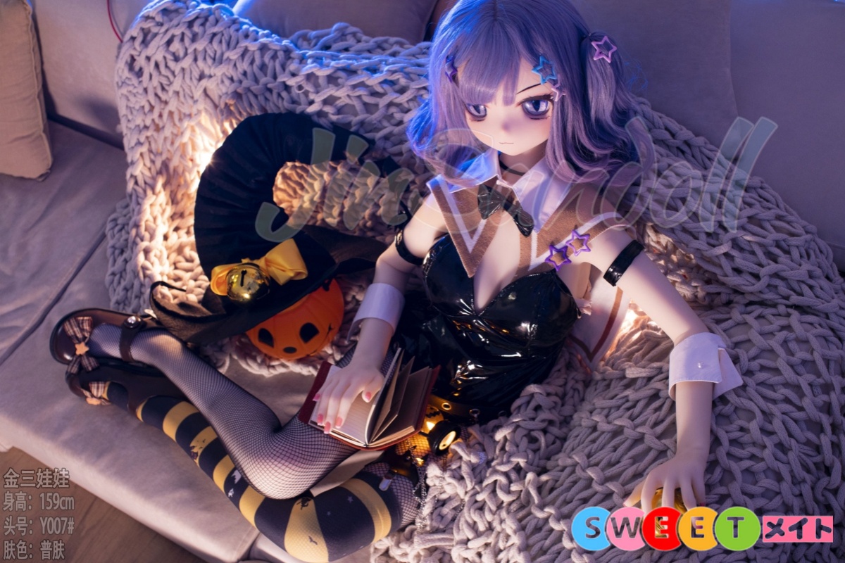 パープルウィッグ セックスドール 159cm Y007 アニメダッチワイフ wmdoll 等身大エロドール