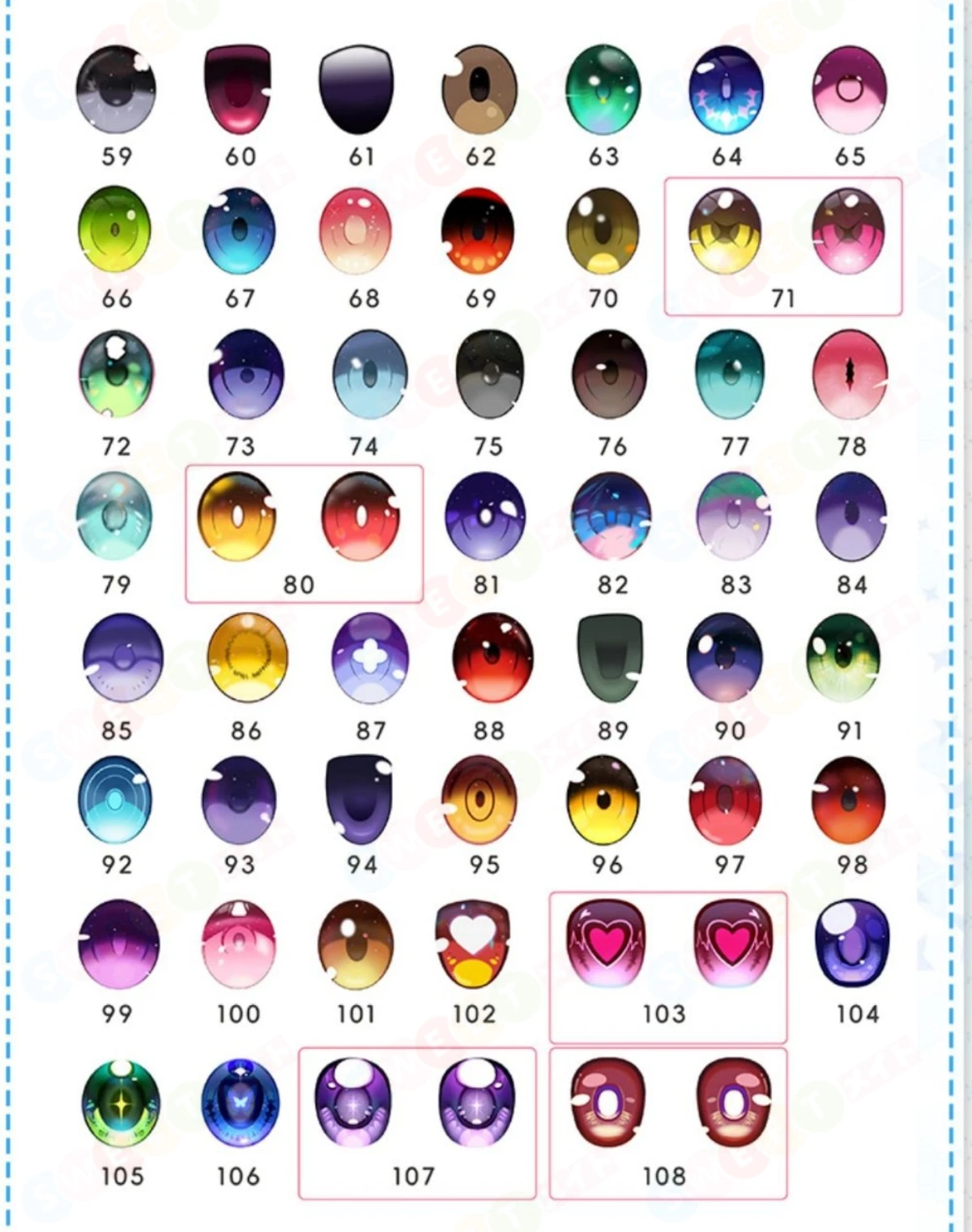 許願谷 アニメドール 眼球