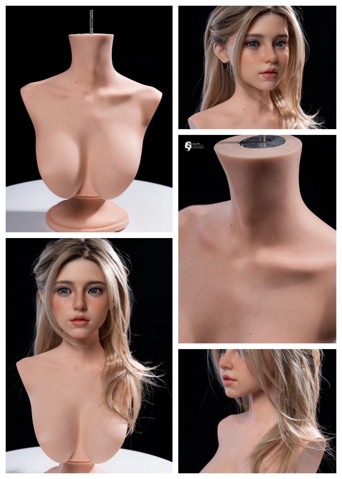 人造人高級ラブドール ヘッドスタンド RZRDOLL シリコンリアルドール
