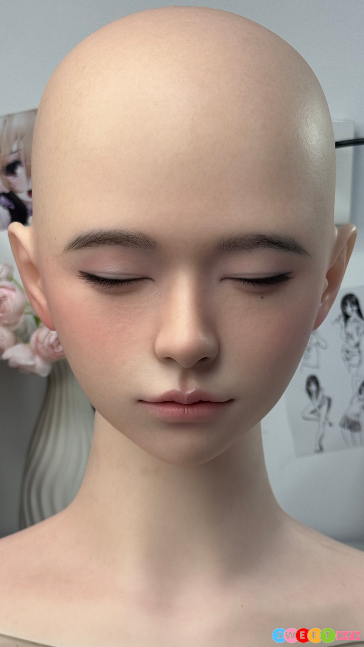 蛍火日記 琉璃ヘッド 瞑り目ヘッドナチュラルメイク