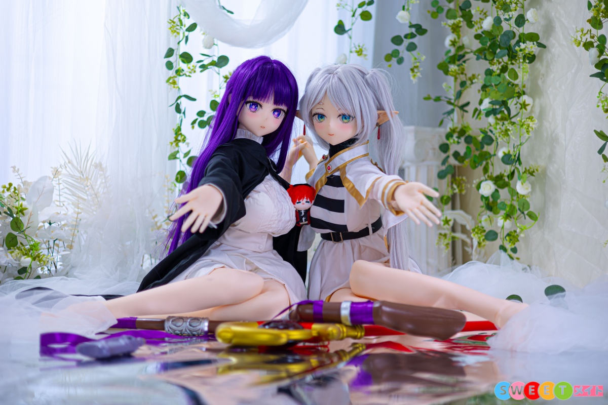Aotume Doll 155cm Fカップ #133ヘッド アニメ風 二人組 百合