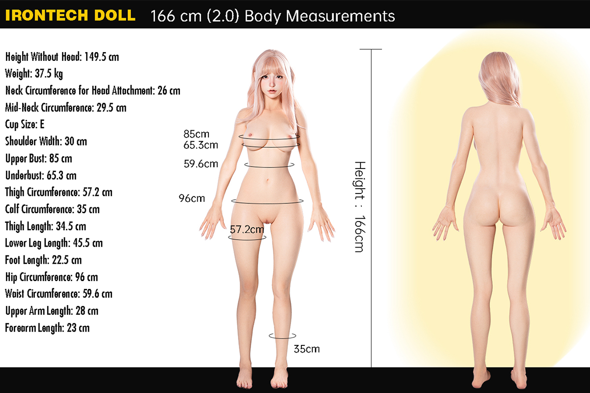 Irontech Doll Youngシリーズ セックスドール 166cmtボディ