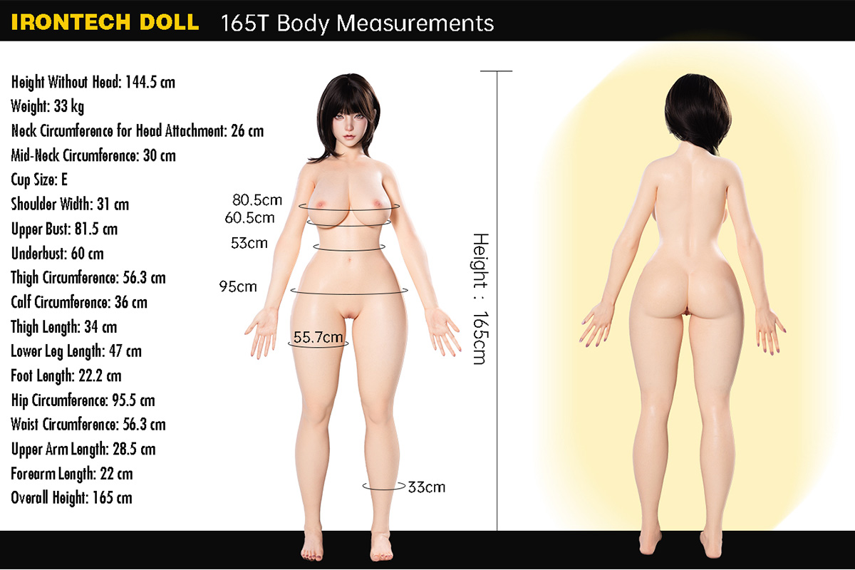 Irontech Doll Youngシリーズ リアルドール 165cmtボディ