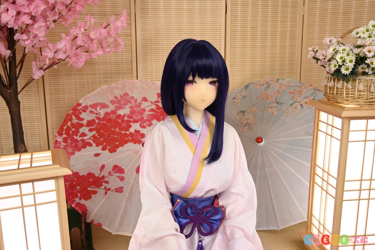 Aotume Doll M4ヘッド 雷電将軍コスプレ 155cm Cカップ 凛とした顔