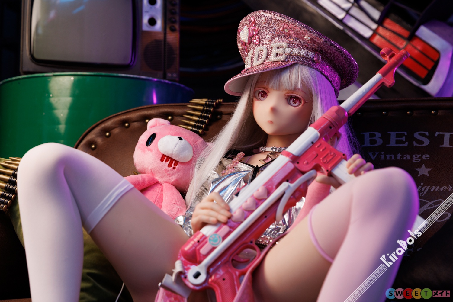 150cm Aカップ #KH003-A 紬 座りポーズ