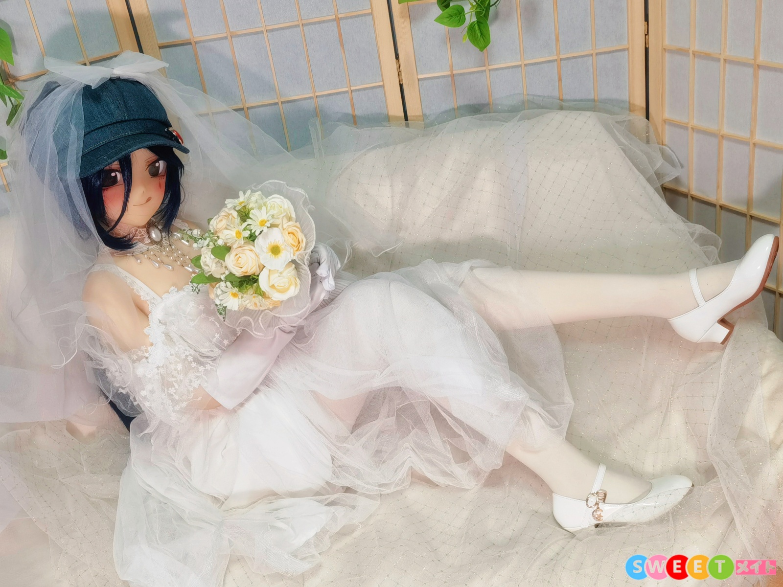 145cm 二次元ドール ウェディングドレス