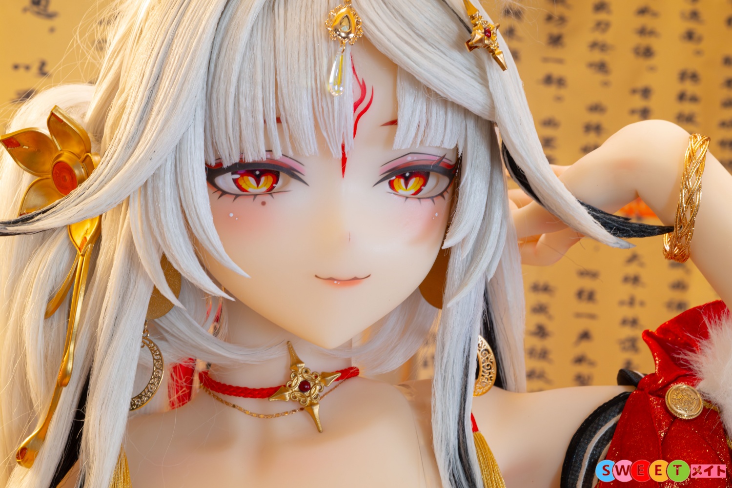 アニメ調 等身大フィギュア 心月狐