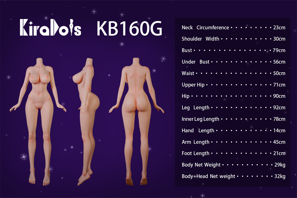 Kiradols アニメ風セックスドール 160cm Gカップ ボディ