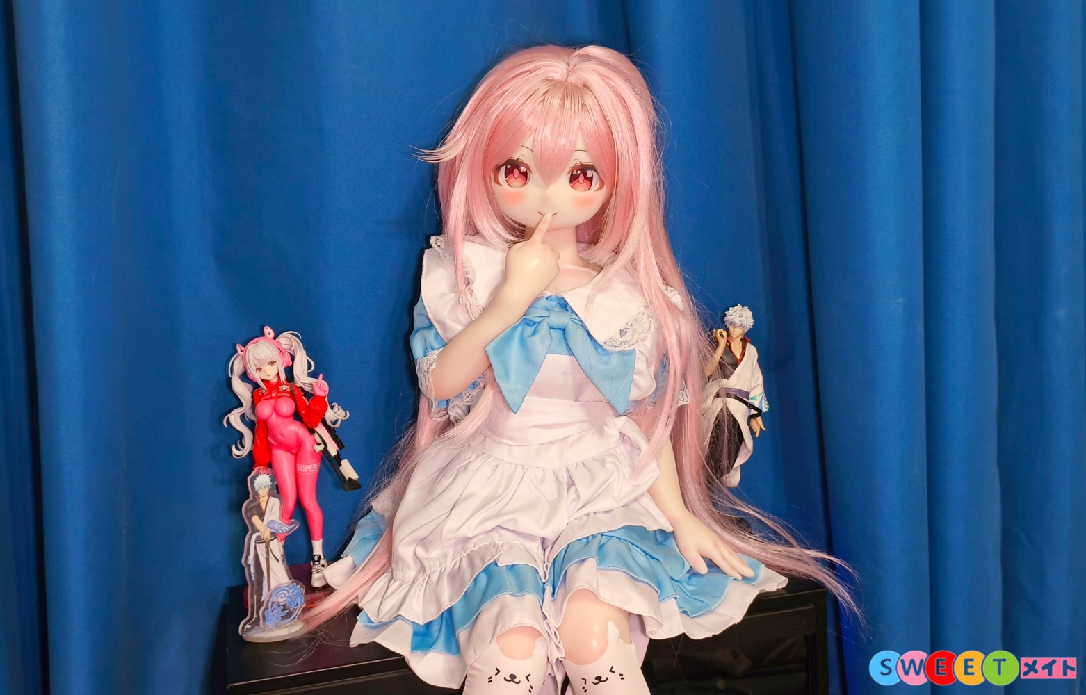 85cm バスト中 小寻 ミニドール 座りポーズ