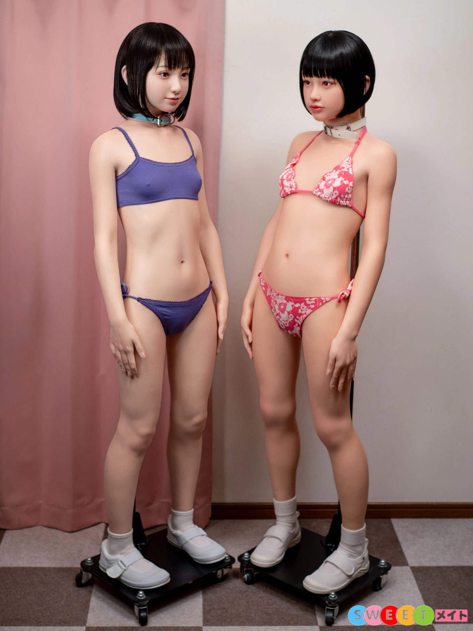 身長比べ 等身大ラブドール 143cm＆144cm