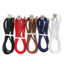 10ft(3M)Mermaid Braided Mesh Cable fast Charging for iPhone Android Micro V8 Type C