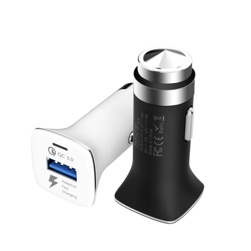 [RECOMMEND] Car Charger REAL QC3.0 Fast Charge Safe Hammer USB car Metal Hammer