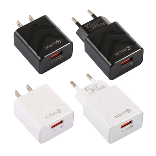 Single and 2-Port Fast Charger with REAL 20W PD + QC3.0 Wall Charger Power Adapter