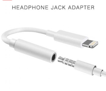 iPhone to 3.5mm aux audio jack adapter [Latest iOS]