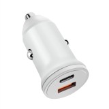 USB C PD 20W and QC 3.0 USB port Fast Car Charger Adapter