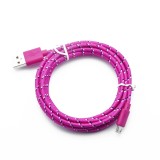 3ft(1M) Nylon Fabric Braided Rugged USB Charger Cable
