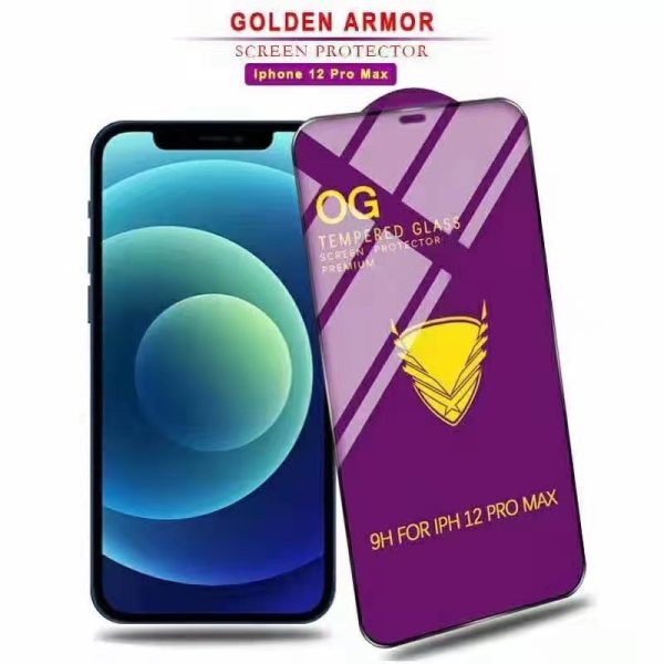 Golden Armor Screen Protector Tempered Glass Premium For Latest Phone