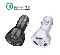 35W 7A QC3.0 Fast Charging 3 USB ports Car Charger Plug