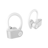 TWS-03 True Wireless Earbuds Sport Bluetooth Headphones with Wireless Charging Case Premium Deep Bass Earphones Over Ear Hooks with Built in Mic Headset for Workout Running
