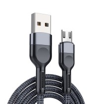 Android Fast Charging & Data Transfering Cable,3A Quick Charging Braided Micro USB Charger Cable