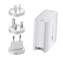 48W PD Speed Wall Charger USB Wall Charger, 4 Port USB Charging Station Multiport Quick Charge 3.0 QC 3.0 Rapid Charger Adapter