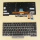 Nordic Keyboard For Lenovo Thinkpad 01YN459 01YN379, Silver Frame, Backlit