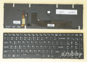 US Keyboard for Clevo P651HP6-G P655HP6-G P650HP3-G RGB Backlight Crystal keys