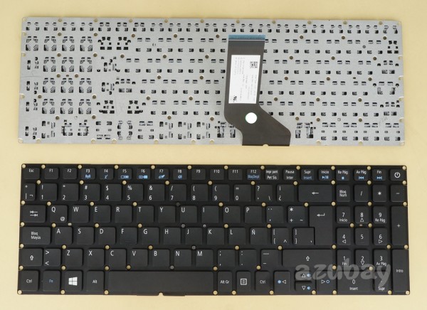 LA Spanish Keyboard for Acer Aspire A315-21 A315-21G A315-31 A315-51 A315-52 A515-41G Black