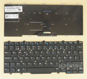 Norwegian Keyboard For Dell Latitude 13 Education Series 3340 3350 E5450 No Pointer, No Backlit