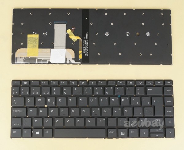 Spanish Keyboard Teclado for HP EliteBook x360 1040 G5, L02268-071 L29072-071, Backlit