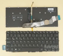 Turkish Keyboard Türkçe Klavye For Dell Inspiron 13 5368 2-in-1, 13 5378 2-in-1 Backlit
