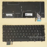 azubay.com Swiss German CH SW QWERTZ Schweiz Tastatur Keyboard For DELL XPS 9370 9380, XPS 13 7390, Backlit, 05JYGK