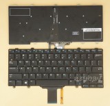 US UI English Keyboard For Dell Latitude 12 7275 E7270, XPS 12 9250 Backlit