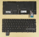 azubay.com French FR AZERTY Français Keyboard For DELL XPS 9370 9380, XPS 13 7390, Backlit, 0K2NCP