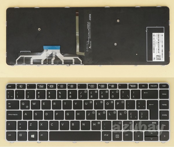 Latin Spanish Teclado Keyboard For HP Elitebook Folio 1040 G3 818252-161 Backlit
